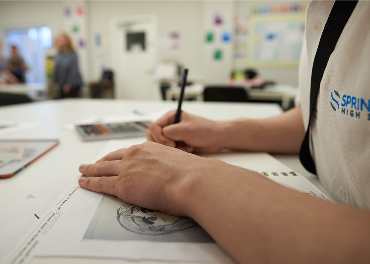 Spring Hill High School - Art Class